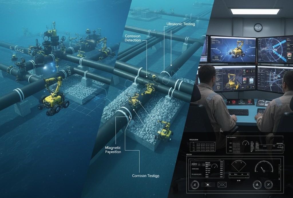 PLEM Inspection With ROV